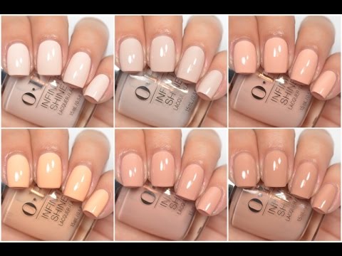 Opi Infinite Shine Colour Chart