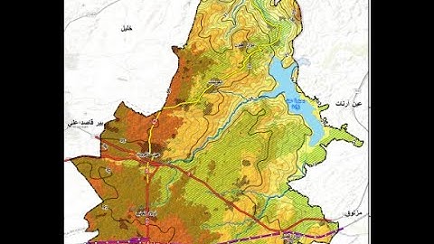 الجزء الأول - كيفية إنجاز خريطة طوبوغرافية في نظم المعلومات الجغرافية