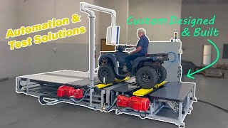 Puritan Automation  Final testing of our latest EOL Rolling Road