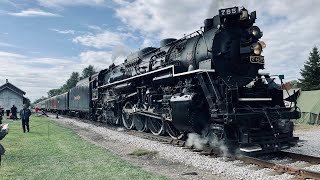 Riding the Rails Behind the Nickel Plate 765 Steam Engine