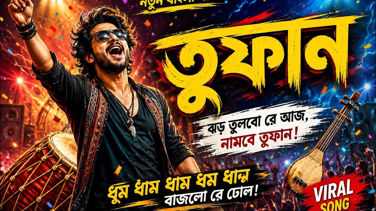 নামবে তুফান 🔥 | Viral Bengali Party Song 2026 | Kumed Official