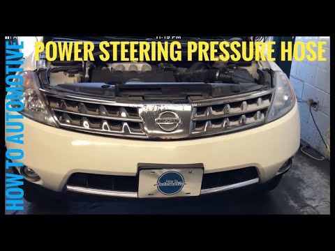 How to Replace the High Pressure Power Steering Hose on a 2002-2007 Nissan Murano