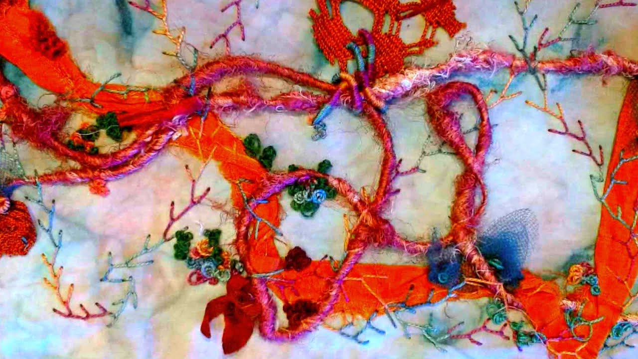 Slow Stitch Project Progress Stitching Just Because - YouTube