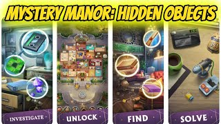 Mystery Manor: hidden objects Game Gameplay Walkthrough Part 1 | (IOS - Android) screenshot 2