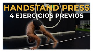 HANDSTAND PRESS 4 Ejercicios previos