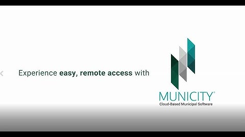 Municity--ePermitting and Code Enforcement Software