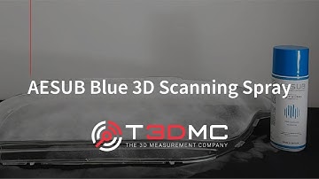 AESUB Blue 3D Scanning Spray Timelapse | State-of-the Art Vanishing 3D Scanning Spray | T3DMC