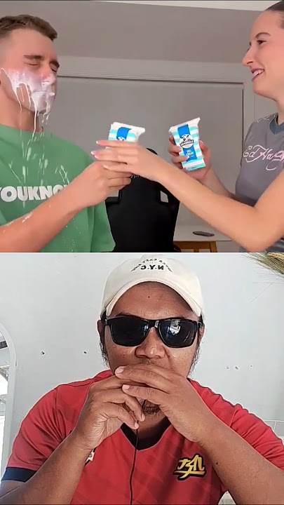 susu muncrat‼️@JasminandJames #prank #funny #shorts