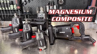 More IMPACT Less Weight (& $$) - SUNEX Tools Magnesium Composite Impact Wrenches