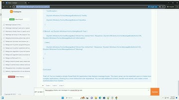 messagebox display user messages in a powershell gui app