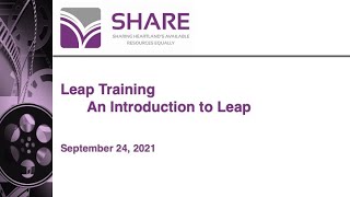 Leap Training - An introduction to Leap