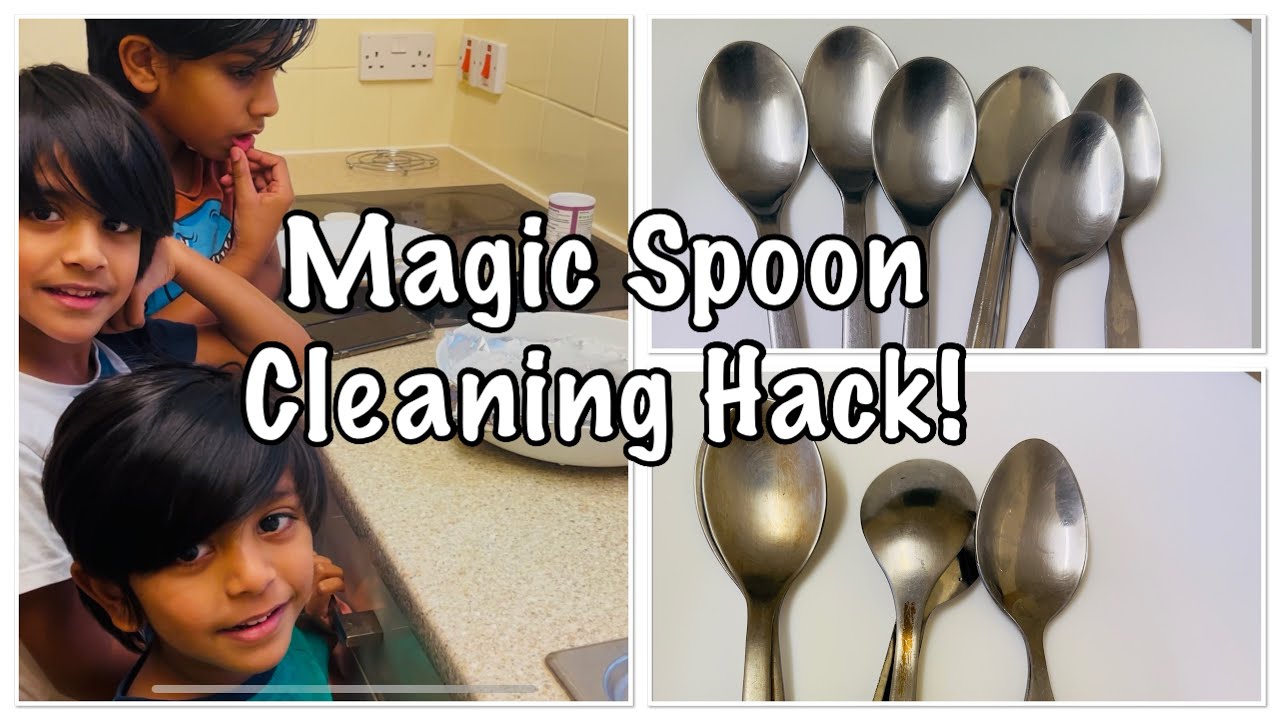 How to Remove Tea Stains from Spoons with Baking Soda and Foil 