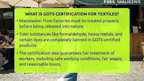 What Is GOTS Certification For Textiles? - Glam Girl's Closet
