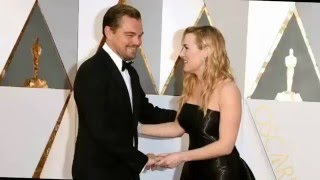 WATCH Leonardo DiCaprio and Kate Winslet Are Together Again on the Oscars 2016 Red Carpet