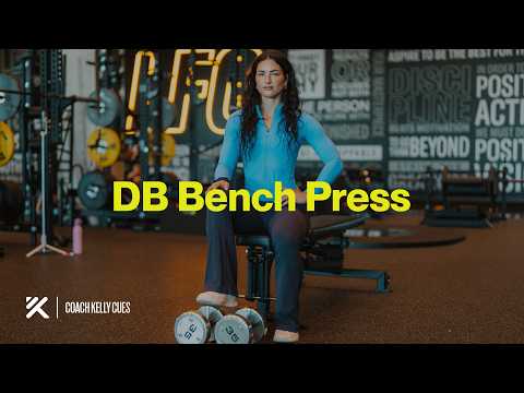 HOW TO DUMBBELL BENCH PRESS | Coach Kelly Cues