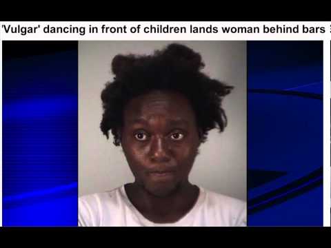 Florida woman arrested for twerking in front of a school bus full of kids.