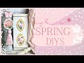 DIYs for Spring • Decoupage • Air Dry Clay• Easy Craft Room Storage Solutions