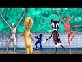 ТАНЦЕВАЛЬНЫЙ БАТЛ МОНСТРОВ SCP! Скромник vs Скульптура vs Cartoon Cat vs Сиреноголовый Крутые детки