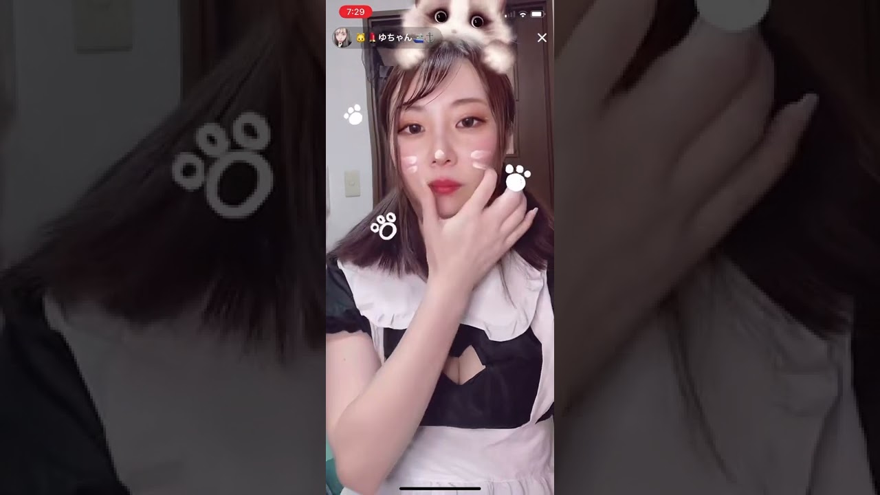 【TikTok】顔が可愛いすぎるメイド