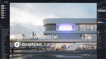 D5 Render 2.3 Overview Tutorial | Introducing Round Corner, Outline/AO mode, Fog & Cloud, and more