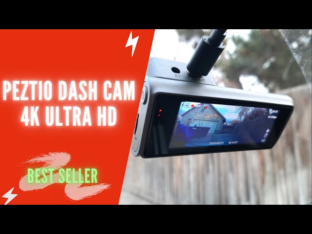 Peztio WiFi Dash Cam Review w/ Test Footage Full HD 1080p Dash Camera for  Cars 