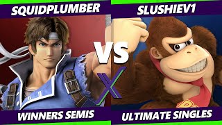 S@X 416 Winners Semis - Squidplumber (Richter) Vs. SlushieV1 (Donkey Kong) Smash Ultimate - SSBU