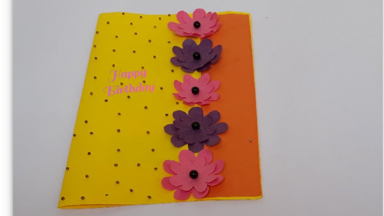 Colour Paper Greeting Cardbirthday Greeting Carddiy Greeting Card