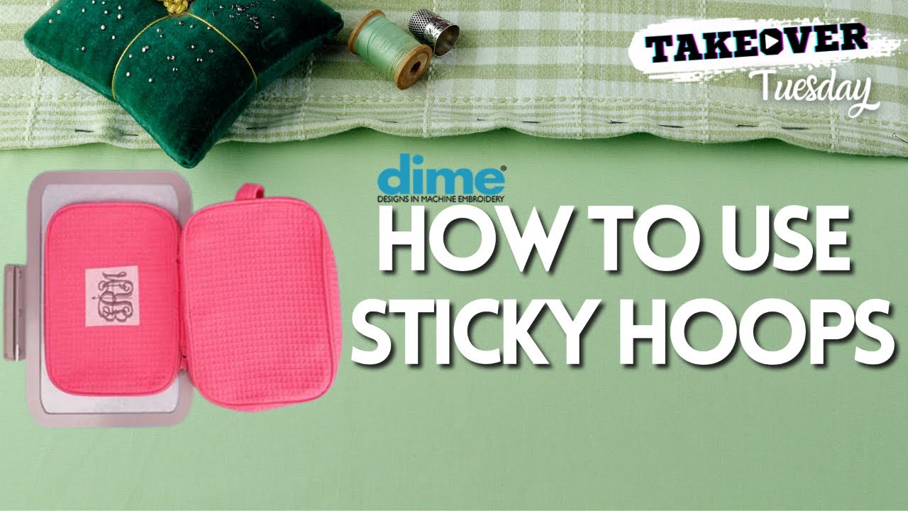 Dime, Sticky Hoop w/ Stabilizer - Brother/Babylock : Sewing Parts Online