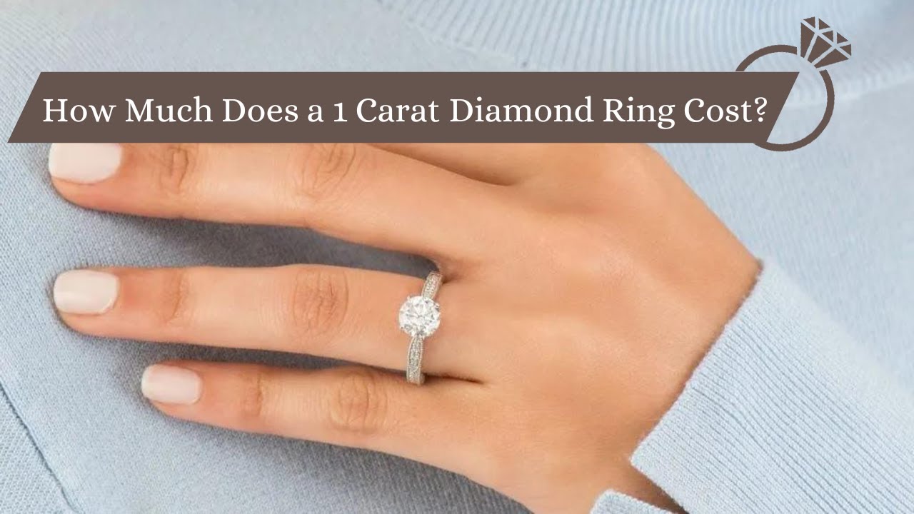 1 Carat Solitaire Diamond Engagement Ring with Split Shank Diamond Stu -  Abhika Jewels