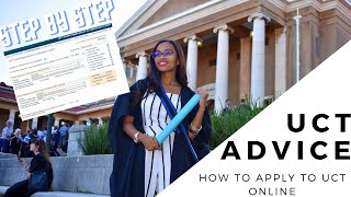 HOW TO APPLY TO UCT ONLINE | STEP BY STEP TUTORIAL screenshot 2