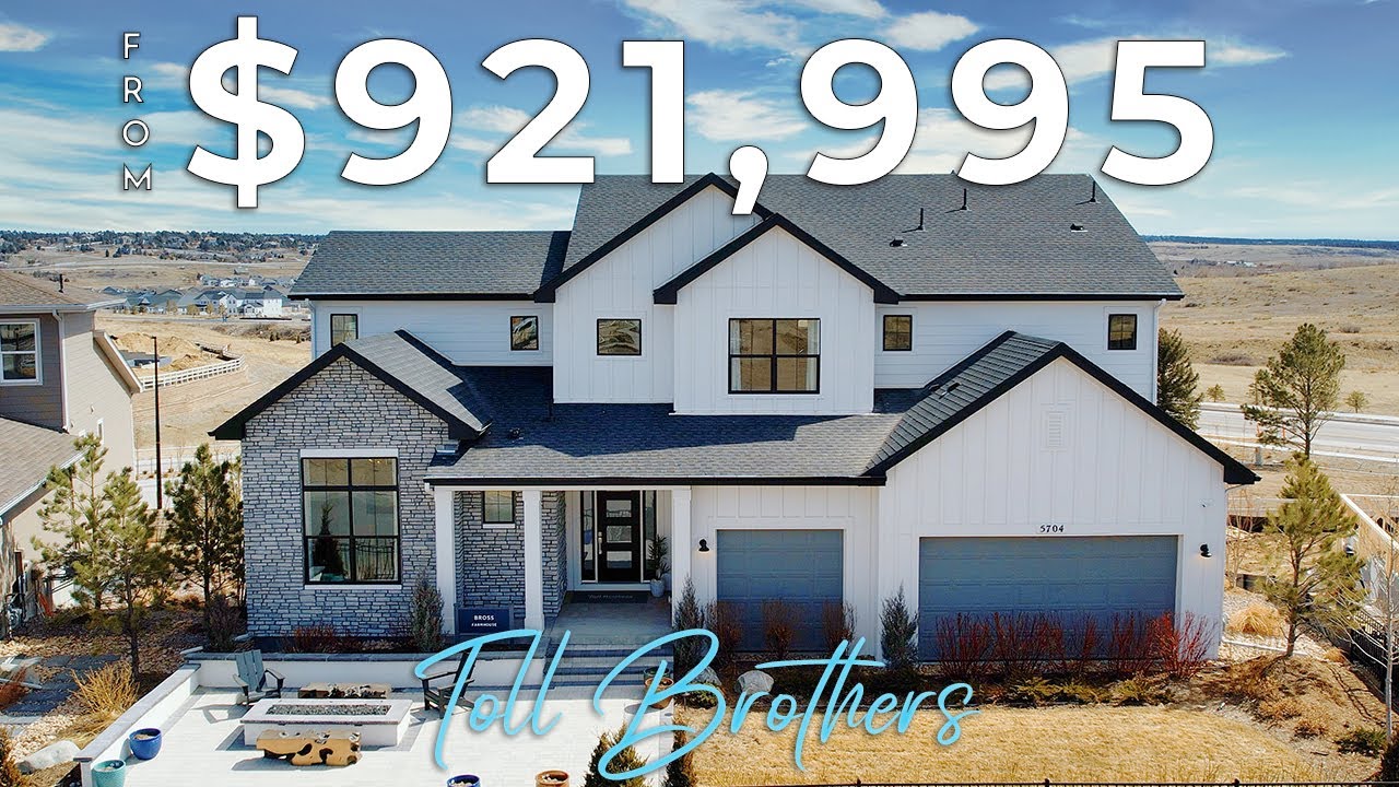 INSIDE A SPACIOUS MODERN FARMHOUSE TOLL BROTHERS HOME NEAR DENVER, CO ALLISON RANCH FOR SALE