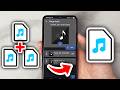 How To Join/Merge Multiple Audio Files Into One On Mobile - Full Guide