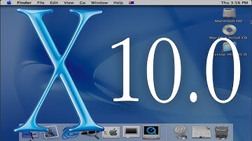 Mac OS X 10.0 Cheetah Demo