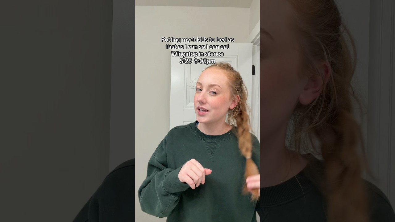 Putting the kids to bed ASAP 💅🏼