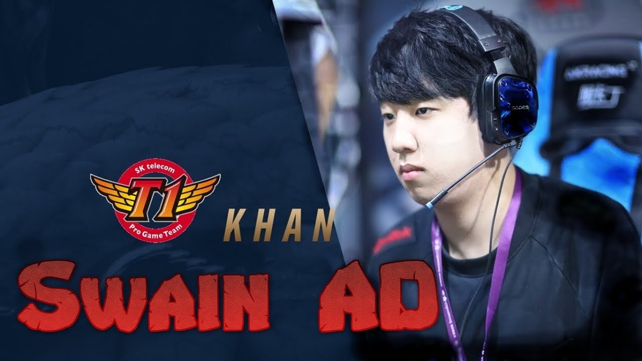 SKT Khan - Swain AD - LoL Season 9 KR Ranked | League Of Legends