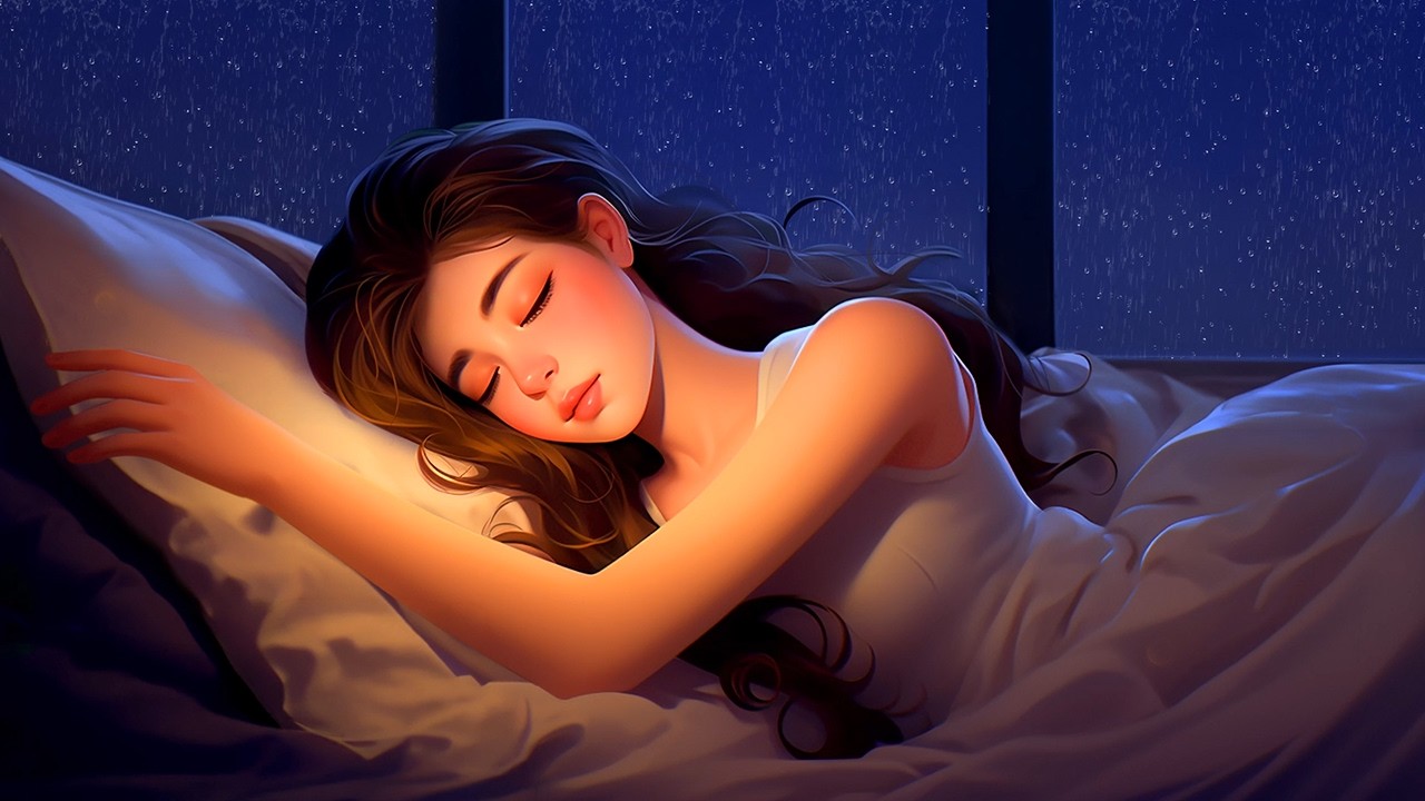 Fall Asleep In Less Than 3 Minutes ★︎ Healing of Stress, Anxiety and Depression ★︎ MELATONIN RELEASE