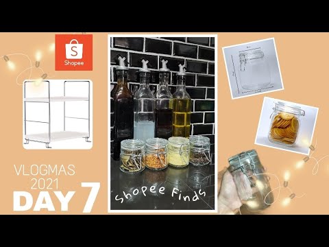 VLOGMAS Day 7: KITCHEN ORGANIZERS | SULIT SHOPEE FINDS