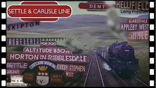SETTLE & CARLISLE line steam train era cab ride 1967