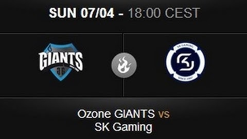 Giants vs. SK Gaming - LCS 2013 EU Spring W8D2