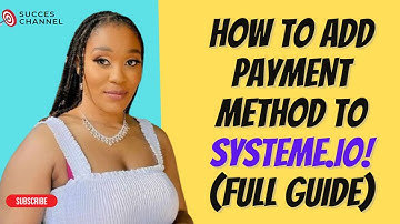 HOW TO ADD PAYMENT METHOD TO SYSTEME.IO! (FULL GUIDE)