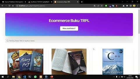 Demo Ecommerce Buku Sederhana | PPW1