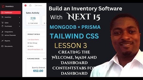 Lesson 3 Build an Inventory Management System With Next 15  MongoDB + Prisma ORM & Tailwind CSS