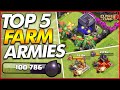 TOP 5 BEST TH9 FARMING ATTACK STRATEGIES WITHOUT HEROES!! | Clash of Clans