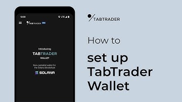 How to set up TabTrader Wallet