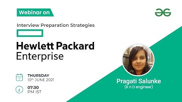 HPE | Interview Preparation Strategies