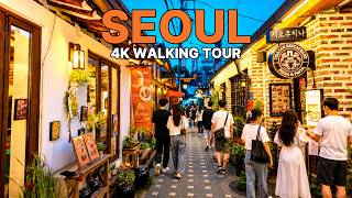 [South Korea] Seoul 4K Walking Tour | Jonggak, Jogyesa, Insadong & Ikseon-dong at Night