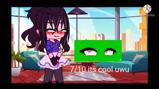 ||ayano aishi rating some green screen eyes and mouth in tiktok|| screenshot 4