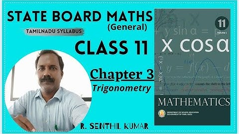 11th Maths│CHAPTER 3│Exercise 3.1│Q.no.8