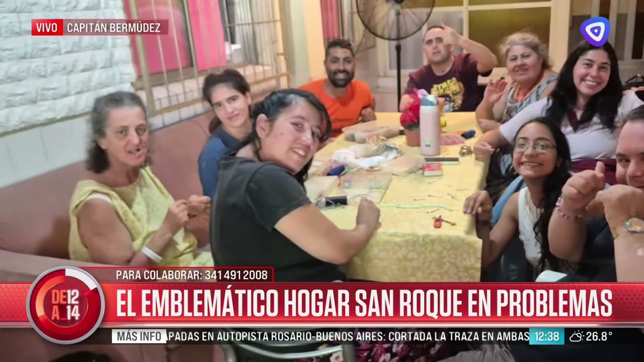 El hogar San Roque de Capitán Bermúdez necesita ayuda
