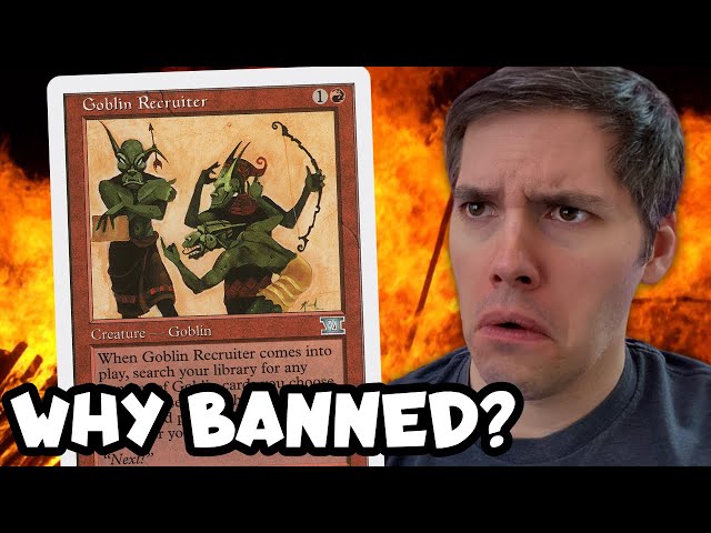banned goblin cards mtg MTG: Why Goblin Recruiter was banned and should remain so